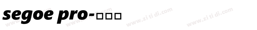 segoe pro字体转换